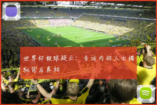 世界杯假球疑云：专访内部人士揭秘背后真相